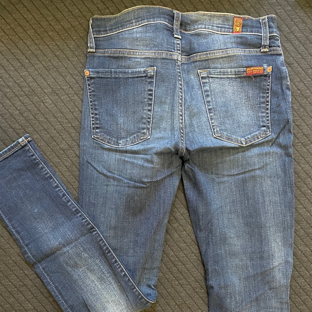 7 For All Mankind Washed Jeans